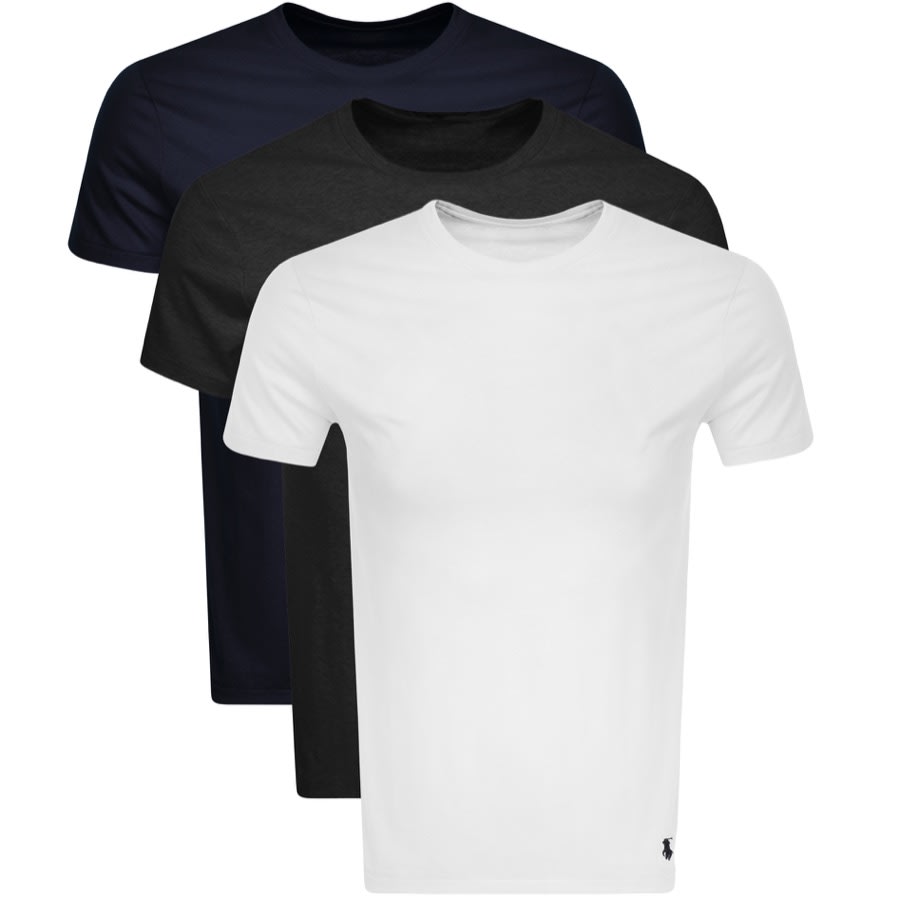 Alternative Image for ProductRalph Lauren 3 Pack Crew Neck T Shirts Navy1
